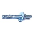 Midwest Fastener Wedge Anchor, 1/2" Dia., 4-1/4" L, Steel Zinc Plated, 25 PK 04148